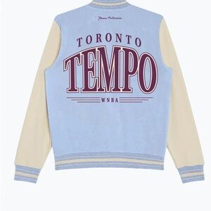 Toronto Tempo Varsity Jacket - Blue and Cream